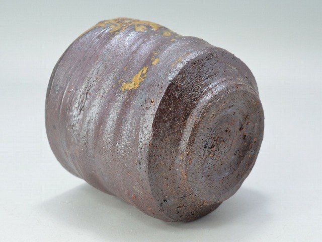 21040]筒湯呑（多久守）｜備前焼わかくさ